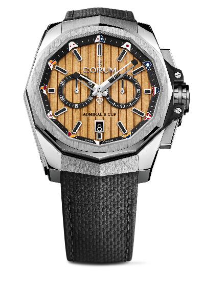Corum Admiral's Cup AC-One 45 Chronograph Teak Wood Steel 2015 replica watch REF: A116/02599 - 116.101.20/F249 TB20 Review
